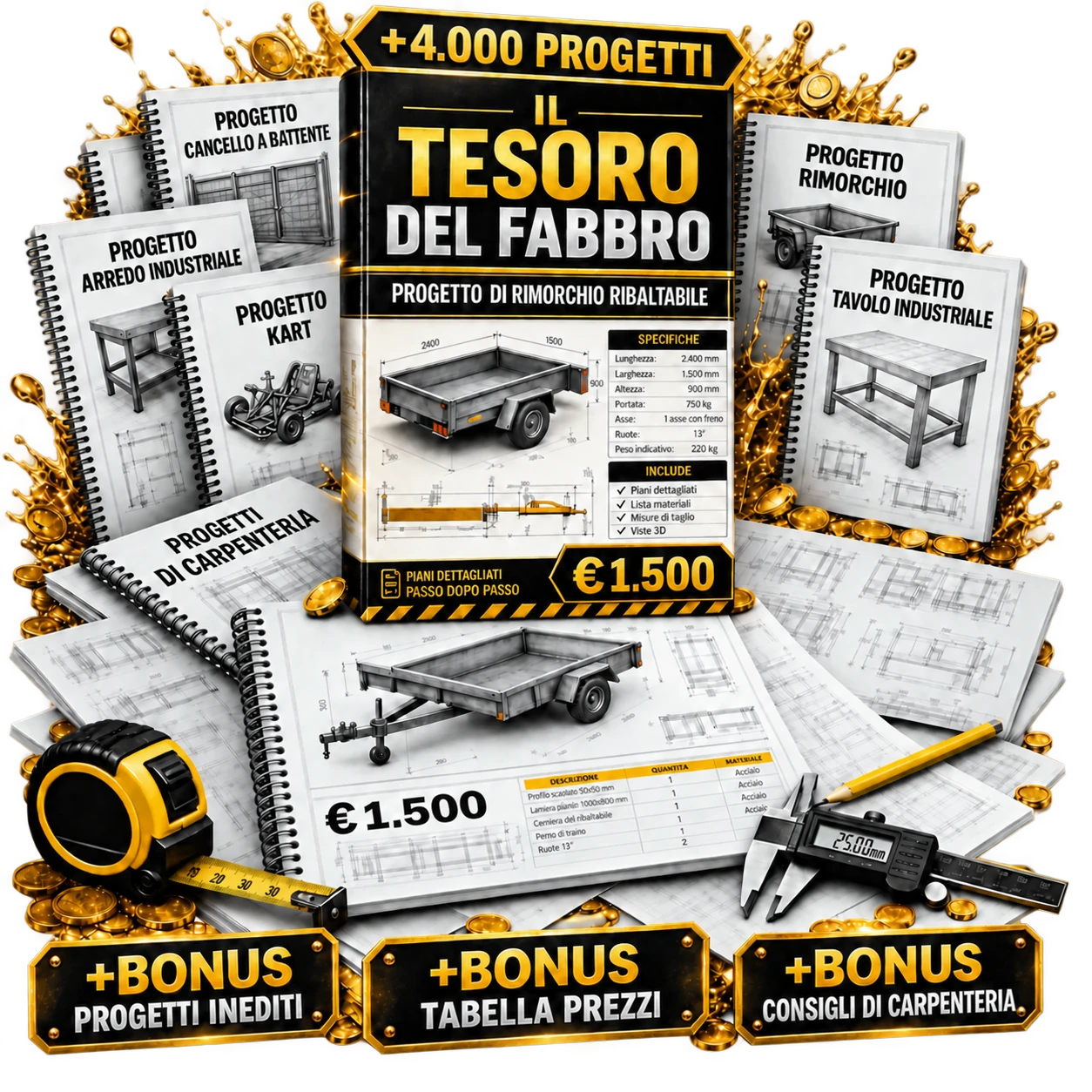 IL TESORO DEL FABBRO - oltre 4.000 progetti